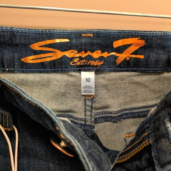 Seven7 Jeans 10 NWT High Rise Straight Leg - Picture 7 of 7